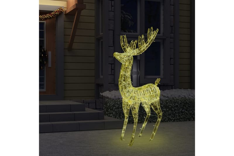 Julren akryl 250 LED 180 cm varmvit - Vit - Julbelysning - Julbelysning utomhus
