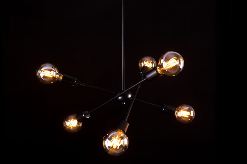 Scandinavian Choice Proton 6 pendel Svart - Kökslampa & pendellampa - Sovrumslampa - Fönsterlampa hängande