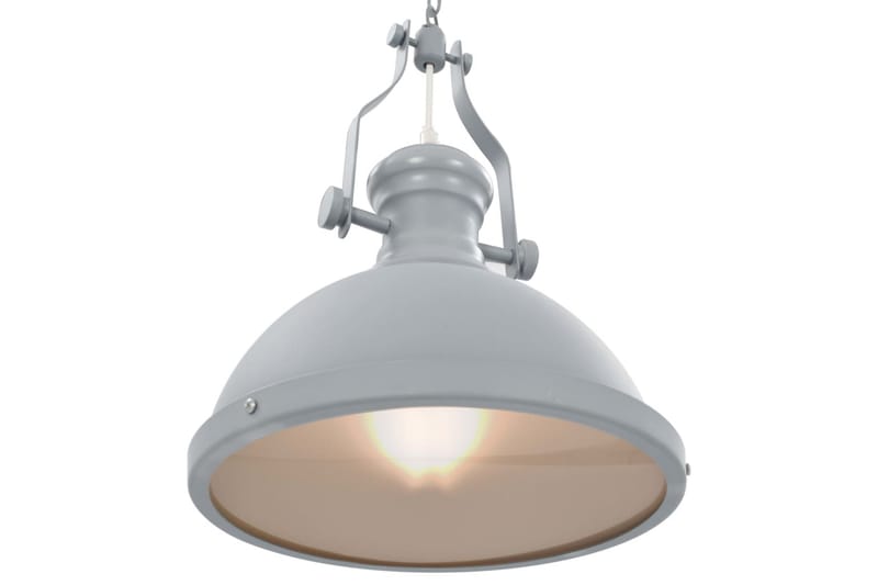 Taklampa grå rund E27 - Grå - Kökslampa & pendellampa - Sovrumslampa - Fönsterlampa hängande