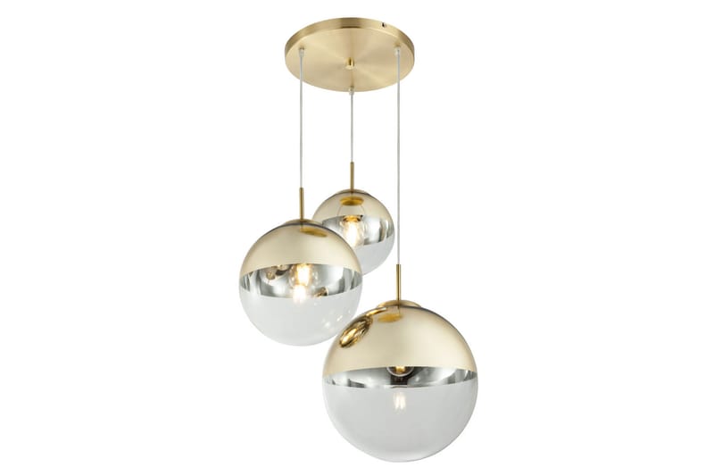 VARUS Pendellampa 36 cm Rund Guld - Globo Lighting - Kökslampa & pendellampa - Sovrumslampa - Fönsterlampa hängande