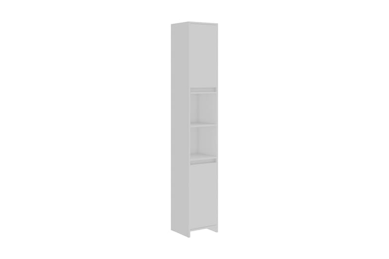 Badrumsskåp vit 30x30x183,5 cm spånskiva - Vit - Badrumsskåp