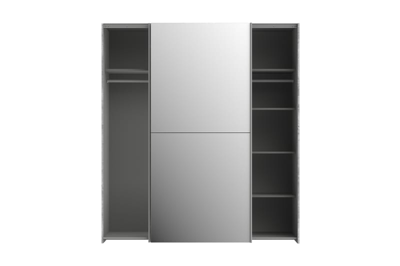 PULESTRI Sideboard 41x165 cm Grå - Garderober & garderobssystem