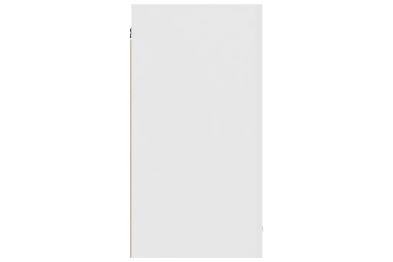 Väggskåp vit högglans 80x31x60 cm spånskiva - Vit - Köksskåp - Väggskåp