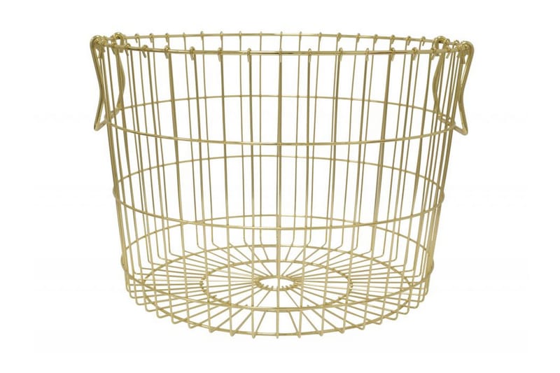 TRÅDKORG Basket Gold/Metall - Trådkorg