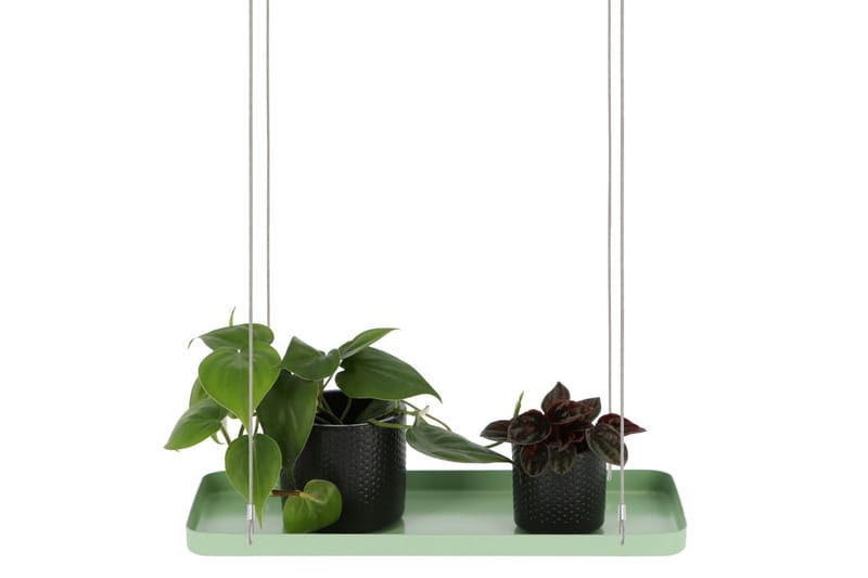 Esschert Design Hängande växtbricka rektangulär grön s - Ampel kruka
