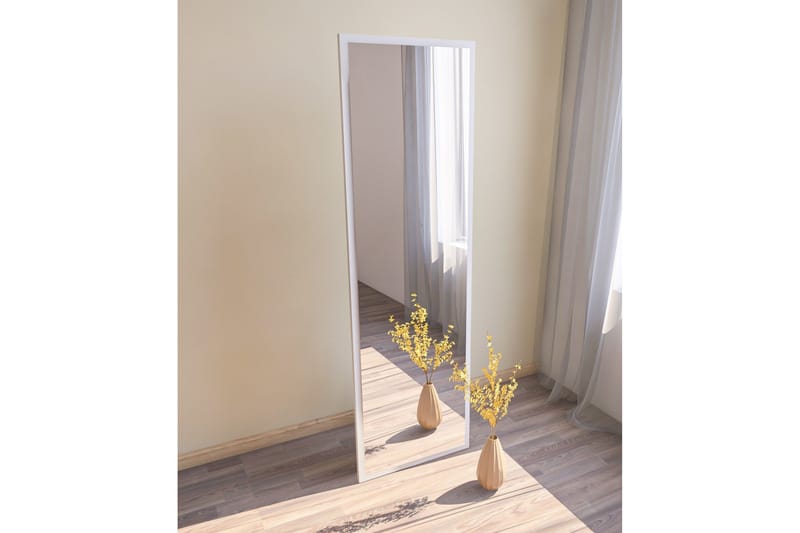 LUBIARA Spegel 50 cm Rektangulär Vit - Väggspegel - Helkroppsspegel