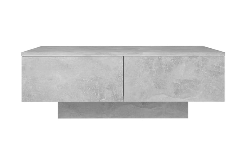 Soffbord betongrå 90x60x31 cm spånskiva - Grå - Soffbord - Bord