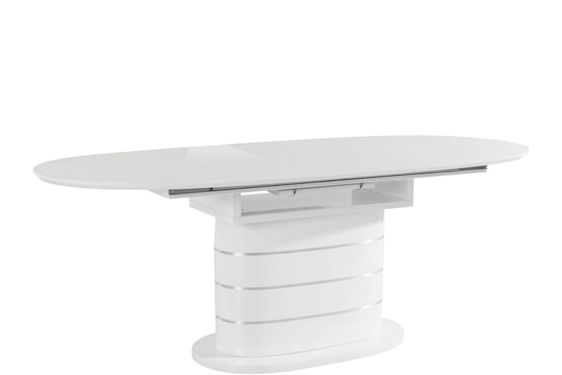 GUERNSEY Matbord Ovalt 200 cm Vit - Bord - Matbord & köksbord