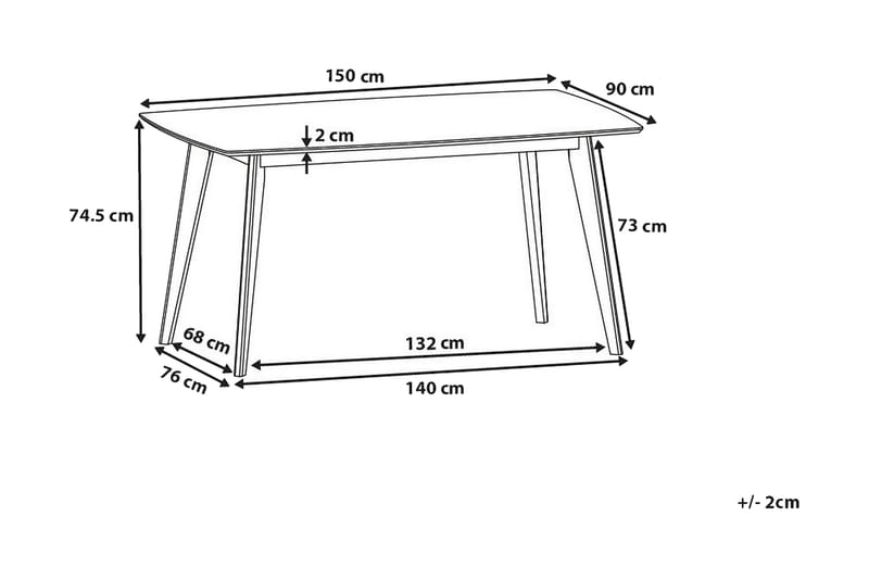 IRIS Matbord 150 cm - Bord - Matbord & köksbord