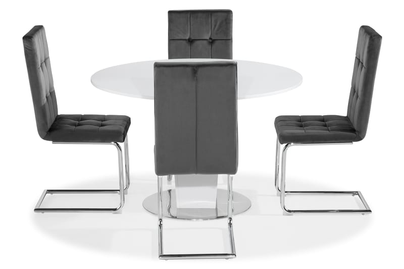 CUBIC Matbord 120 cm Med 4 st Jessed Matstol - Matgrupp & matbord med stolar