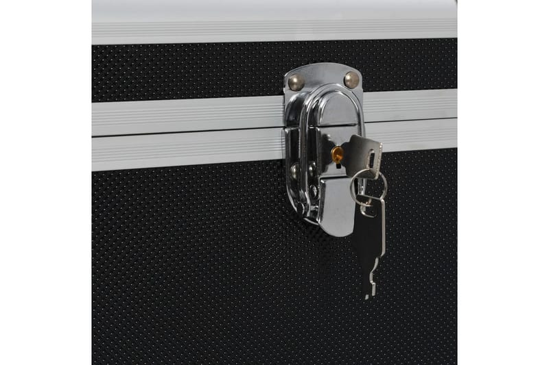 Förvaringsväskor 3 st svart aluminium - Svart - Sängkista - Förvaringskista & sängkista