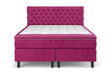 GRAND XL Sängpaket 160x200 cm Rosa Sammet