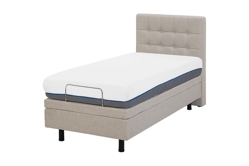 KARLABY Säng Ställbar 80x200 cm Beige - Ställbara sängar