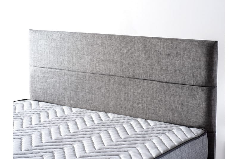 ZILARRA Kontinentalsäng 150x200 cm Grå - Komplett Sängpaket - Sängar med förvaring