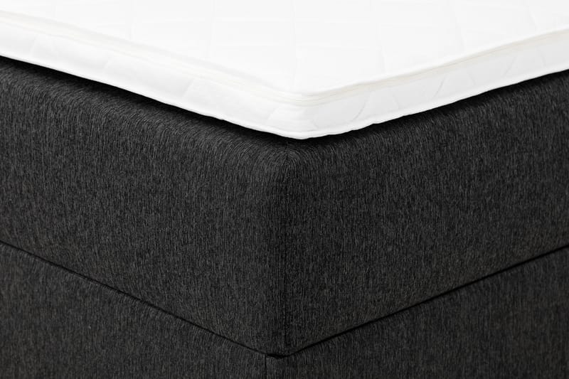 BOXBED 180 Förvaringssäng - Sängpaket Svart/Grå - Komplett Sängpaket - Sängar med förvaring
