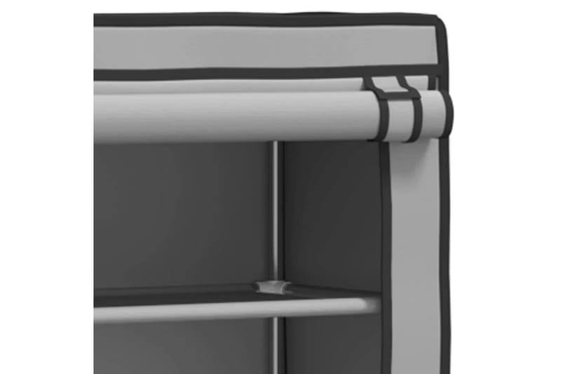 beBasic Hylla för tvättmaskin med 2 hyllplan grå 71x29,5x170,5 cm järn - Handdukshängare
