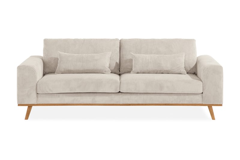 TULSA 3-sits Soffa Manchester Beige - 3-sits soffor