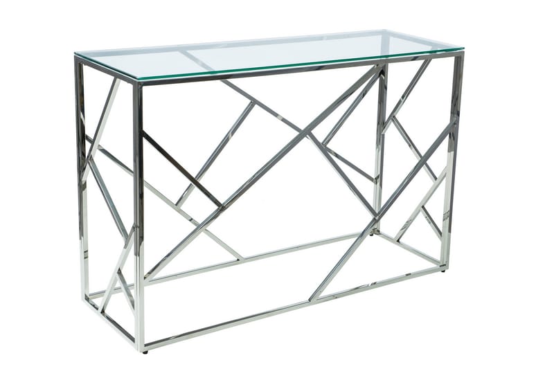 BUSCAU Konsollbord 120 cm Glas/Silver - Hallbord - Bord - Avlastningsbord & konsolbord