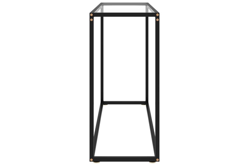 Konsolbord transparent 100x35x75 cm härdat glas - Transparent - Hallbord - Bord - Avlastningsbord & konsolbord