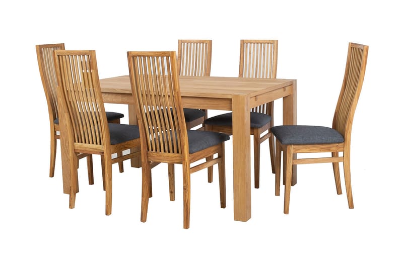 Chicago New Matgrupp med 6 stolar - Bord - Matbord & köksbord