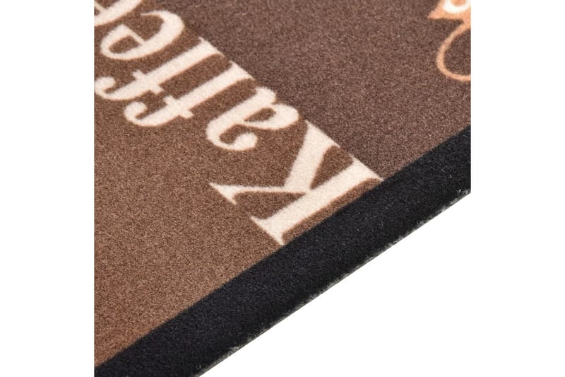 Köksmatta maskintvättbar kaffe brun 60x180 cm - Flatvävda mattor