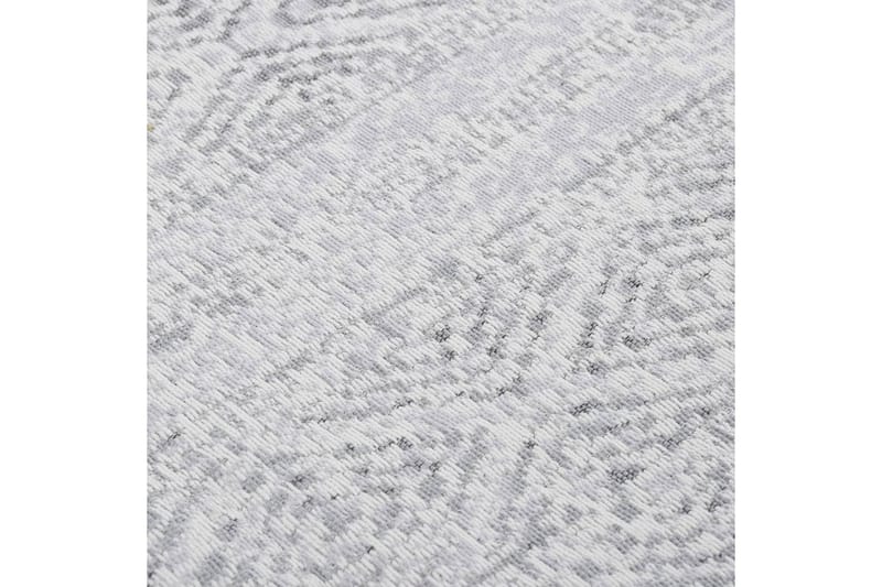 Matta ljusgrå 120x180 cm bomull - Grå - Bomullsmattor