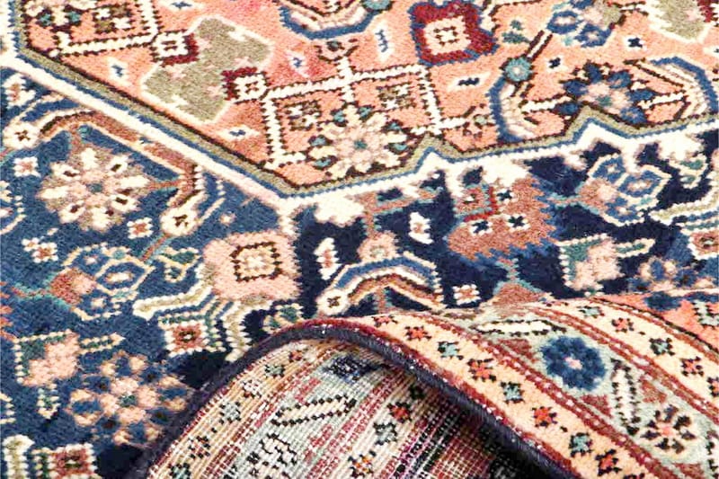Handknuten Persisk Matta 215x324 cm Mörkblå/Koppar - Persisk matta - Orientaliska mattor