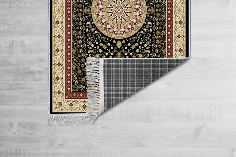 HOMEFESTO Matta 100x300 cm Multifärgad/Sammet - Persisk matta - Orientaliska mattor