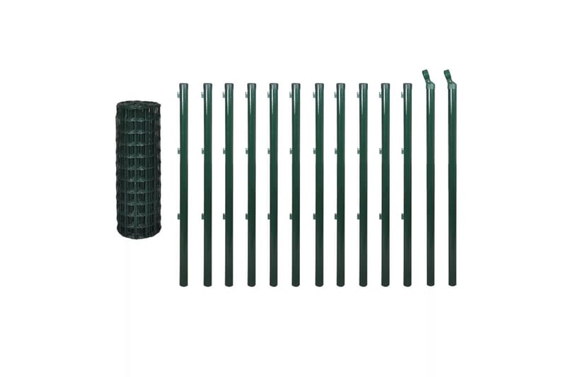 Eurofence stål 25x1,0 m grön - Grön - Staket & grindar