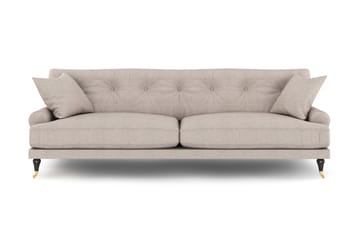 ANTHONY 3-sits Soffa Beige/Mässing