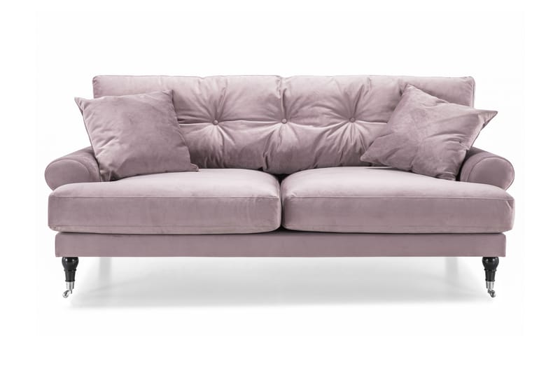 ANTHONY Sammetssoffa 2-sits Lila/Mässing - 2-sits soffor - Sammetssoffor - Howardsoffor
