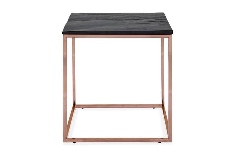 CARRIE Soffbord 45 cm Skiffer/Svart/Koppar - Bord - Soffbord