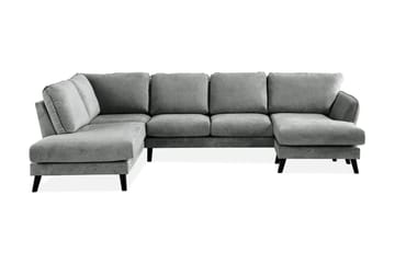 OSCAR LYX U-soffa med Divan Höger Grå