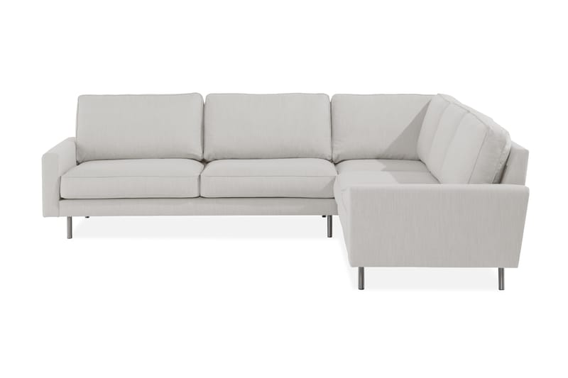 VOLIM Hörnsoffa Höger Beige/Krom - Hörnsoffor