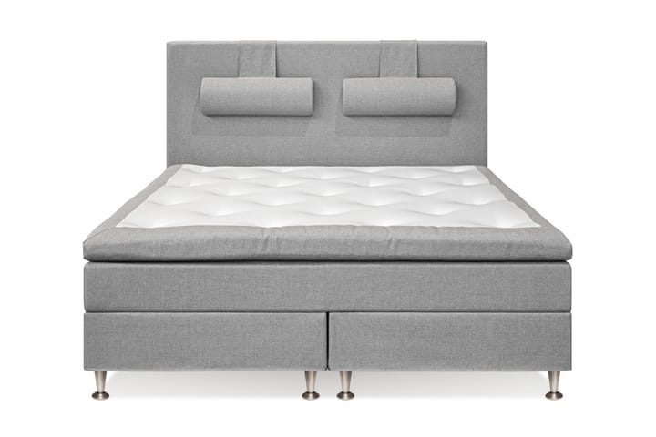 FELICIA Sängpaket 160x200 Ljusgrå -   - Kontinentalsängar - Komplett Sängpaket