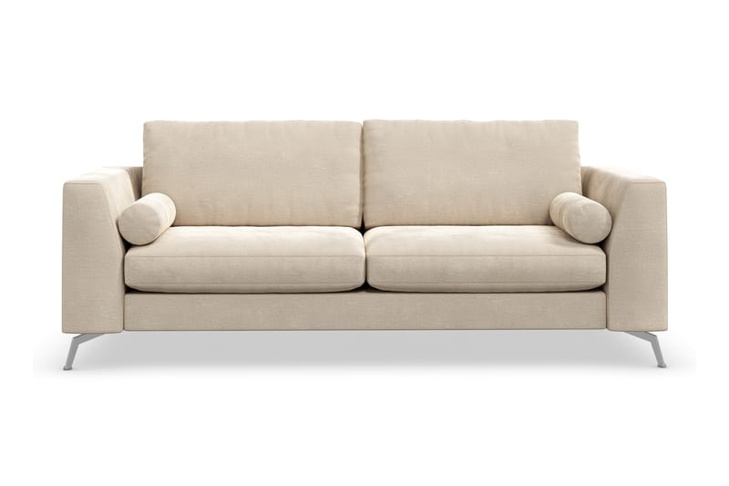 NASHVILLE LYX 3-sits Soffa Sammet Beige - Sammetssoffor - 2-sits soffor