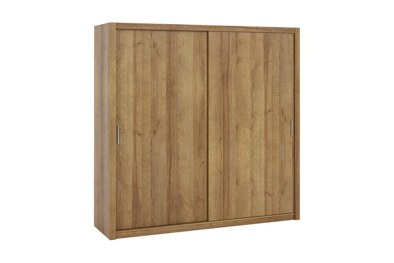 BRASEL Garderob 220 cm Gyllen Natur - Garderober & garderobssystem