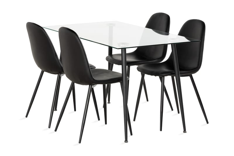 VENDEL Matbord 135 cm med 4 st NIKOLAS Matstol - Matgrupp & matbord med stolar