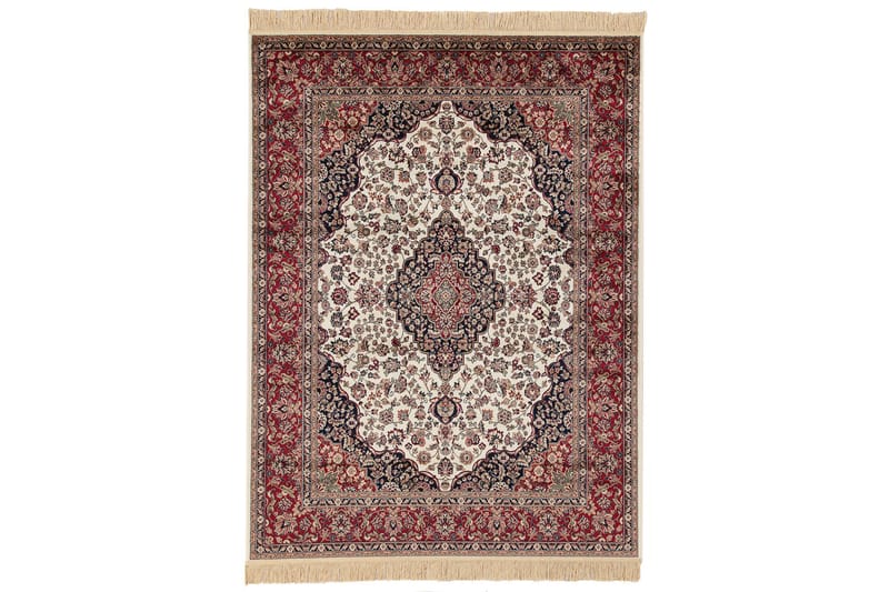 FARSHIAN MEDALLION 303 Viskosmatta 200x290 cm Vit - Vivace - Orientaliska mattor - Persisk matta