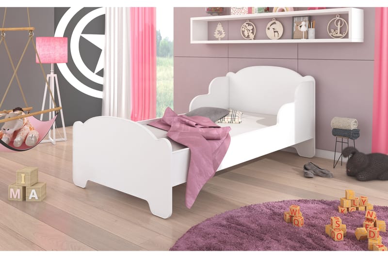 AMAIUR Barnsäng 70x140 cm Vit - Barnsäng & juniorsäng - Barnrum