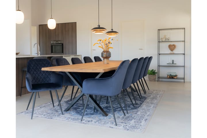 FRISCOSE Matgrupp 300 cm med 10 st CENZIO stolar - Matgrupp & matbord med stolar