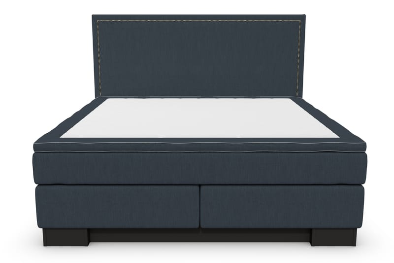 SINNEBO Sängpaket 180x200 SURI Sänggavel Topp Mörkblå - Kontinentalsängar - Komplett Sängpaket
