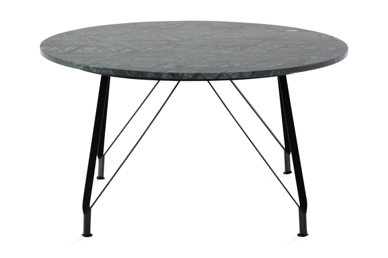 CARRIE Soffbord 80 cm Runt Marmor/Grön/Svart - Bord - Soffbord