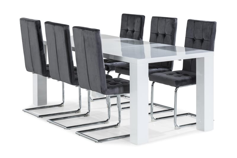 CIBUS Matbord  Med 6 st Jessed Matstol - Matgrupp & matbord med stolar