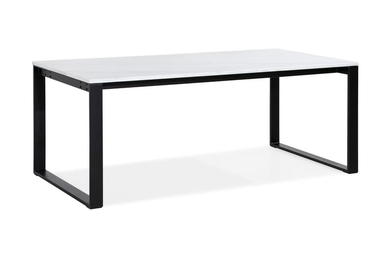 AULI Matbord 200 Vit/Svart -   - Bord - Matbord & köksbord
