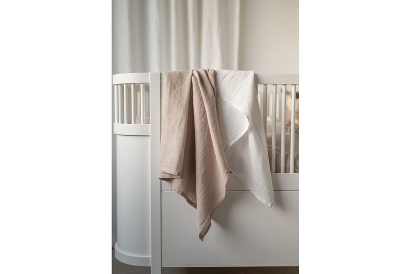 Muslinwrap 2-Pack - Vit/Sand (70 x 70 cm) - Barn & bebis - Barnrumsinredning & leksaker