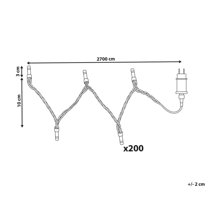 Ljusslinga Igaliku - 27 m - Barn & bebis - Barnrumsinredning & leksaker - Barnlampa - Dekorationsbelysning barn - Ljusslinga barn