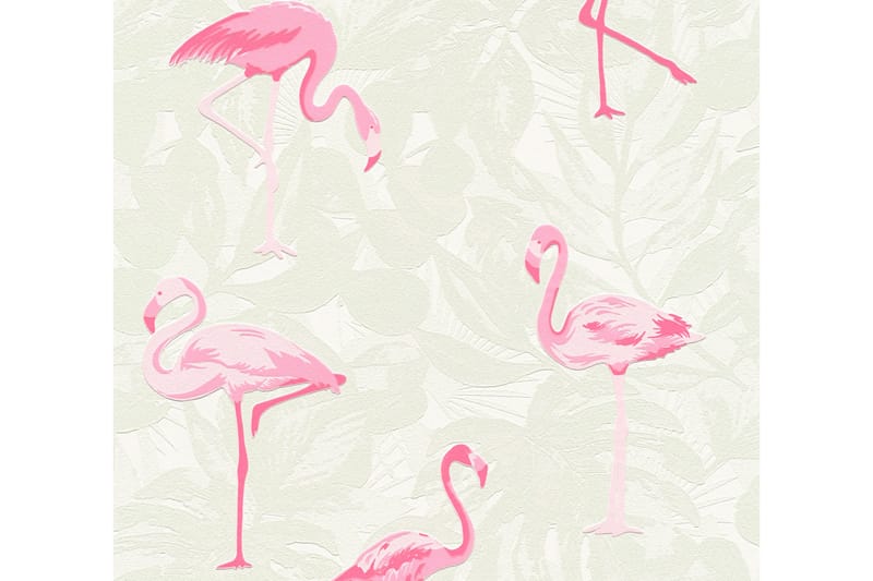 Flamingo Tapet Boys & Girls Ovävd Rosa - AS Creation - Barn & bebis - Barnrumsinredning & leksaker - Dekoration barnrum & inredning barn - Tapet barnrum