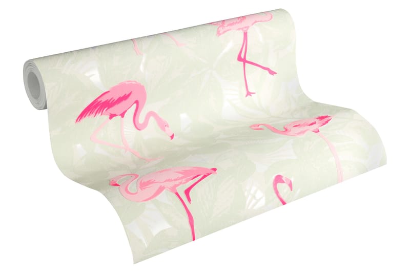 Flamingo Tapet Boys & Girls Ovävd Rosa - AS Creation - Barn & bebis - Barnrumsinredning & leksaker - Dekoration barnrum & inredning barn - Tapet barnrum