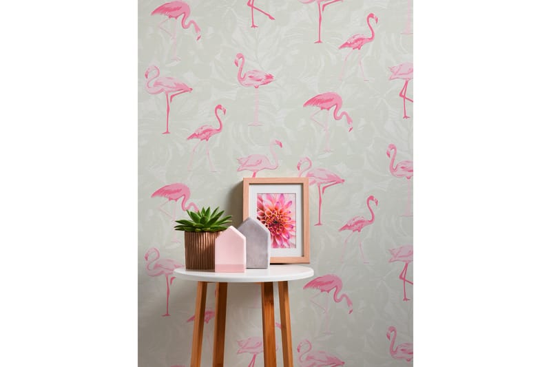 Flamingo Tapet Boys & Girls Ovävd Rosa - AS Creation - Barn & bebis - Barnrumsinredning & leksaker - Dekoration barnrum & inredning barn - Tapet barnrum